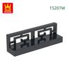 131Pcs/lot 15207W 1x4x1 Wall Panel 4-hole Construction Block Moc Colour Accessories Works With featuring Blocks Playthings Ideal For Kids