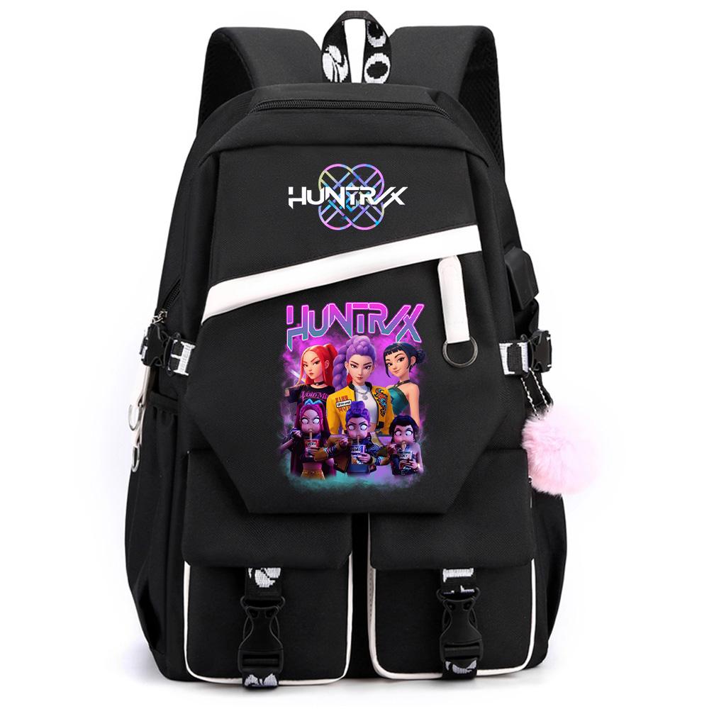 Anime K-Pop Demon Hunters Printed Large Capacity Backpack for Teenger Student Girl Boy Schoolbag Bookbag Women Waterproof Travel Bag Gift