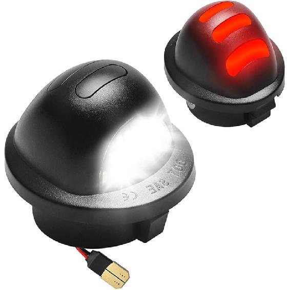 LESAUCE LED License Plate Lights Tag Lights for Ford F150 F250 F350 Super Duty Ranger Pickup Explorer Bronco Excursion Expedition Rear Bumper Bright