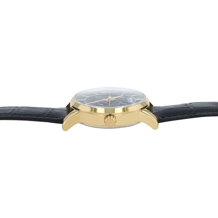 Montre - RAPTOR - Automatique - Boîtier acier inoxydable - Bracelet cuir 22 mm - Étanchéité 5 ATM
