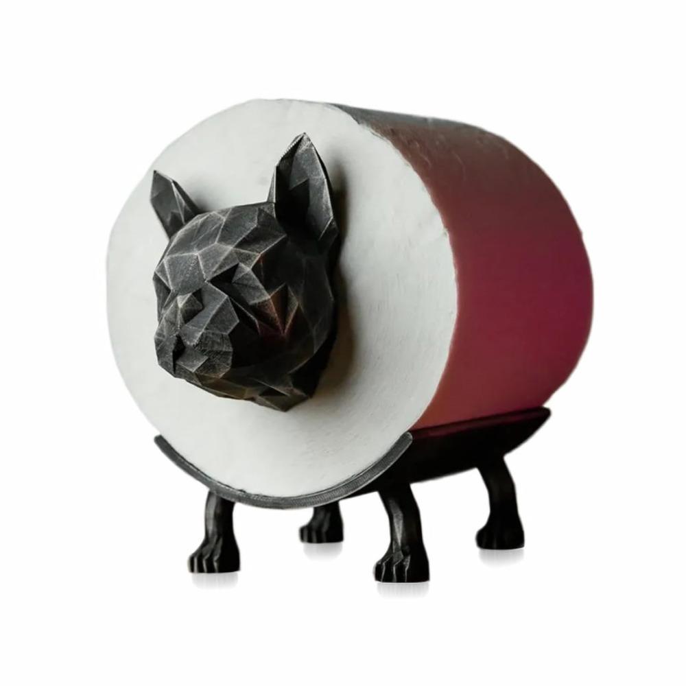 

Free Standing Animal Shaped Toilet Paper Holder 3D Bathroom Paper Towel Dispenser Home B