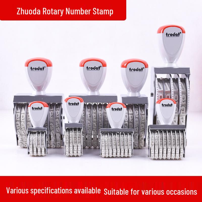 

Zhuoda Adjustable Numeric Dial Stamp 0-9