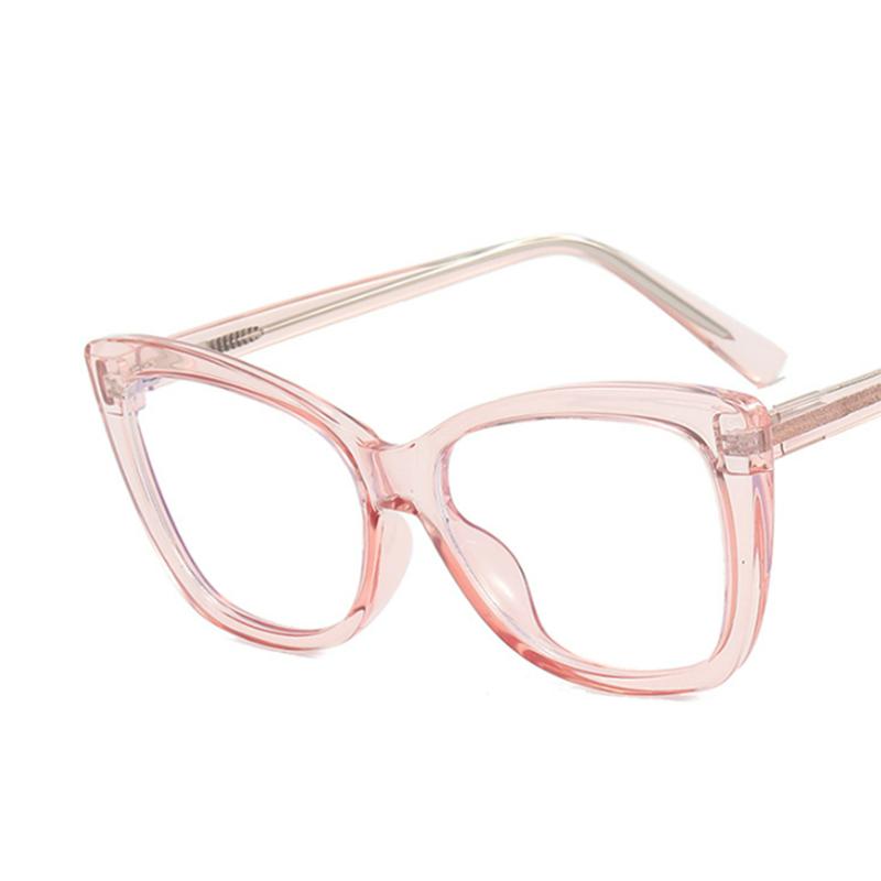 Square Cat Eyes Frame Clear Lens Glasses Myopia Nerd Spectacles Degree -0.5 -1.0 -2.0 -3.0 -4.0 To -6.0