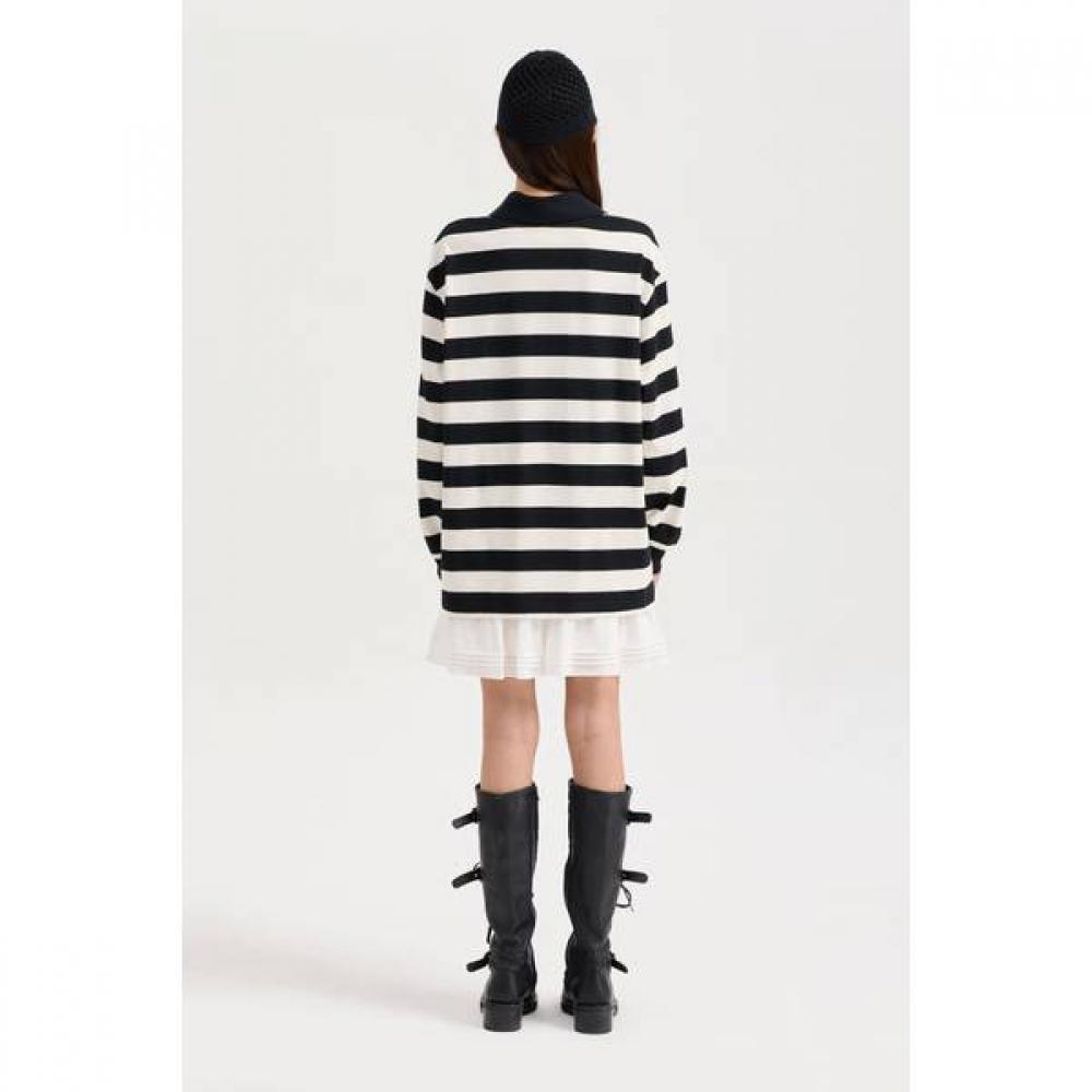 Lucky ChoueTTe STripe Pique T shirT lqTax26100