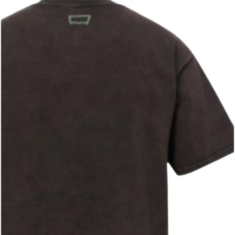 Levis Graphic Print Crew Neck Short Sleeve T-Shirt Men Tops Black A6403-0000