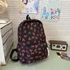Japanische Schlichte Florale Mori Junior- und Senior-Highschool-Schüler Umhängetasche Freizeit Joker-Tasche Frisch und Große Kapazität College-Rucksack.