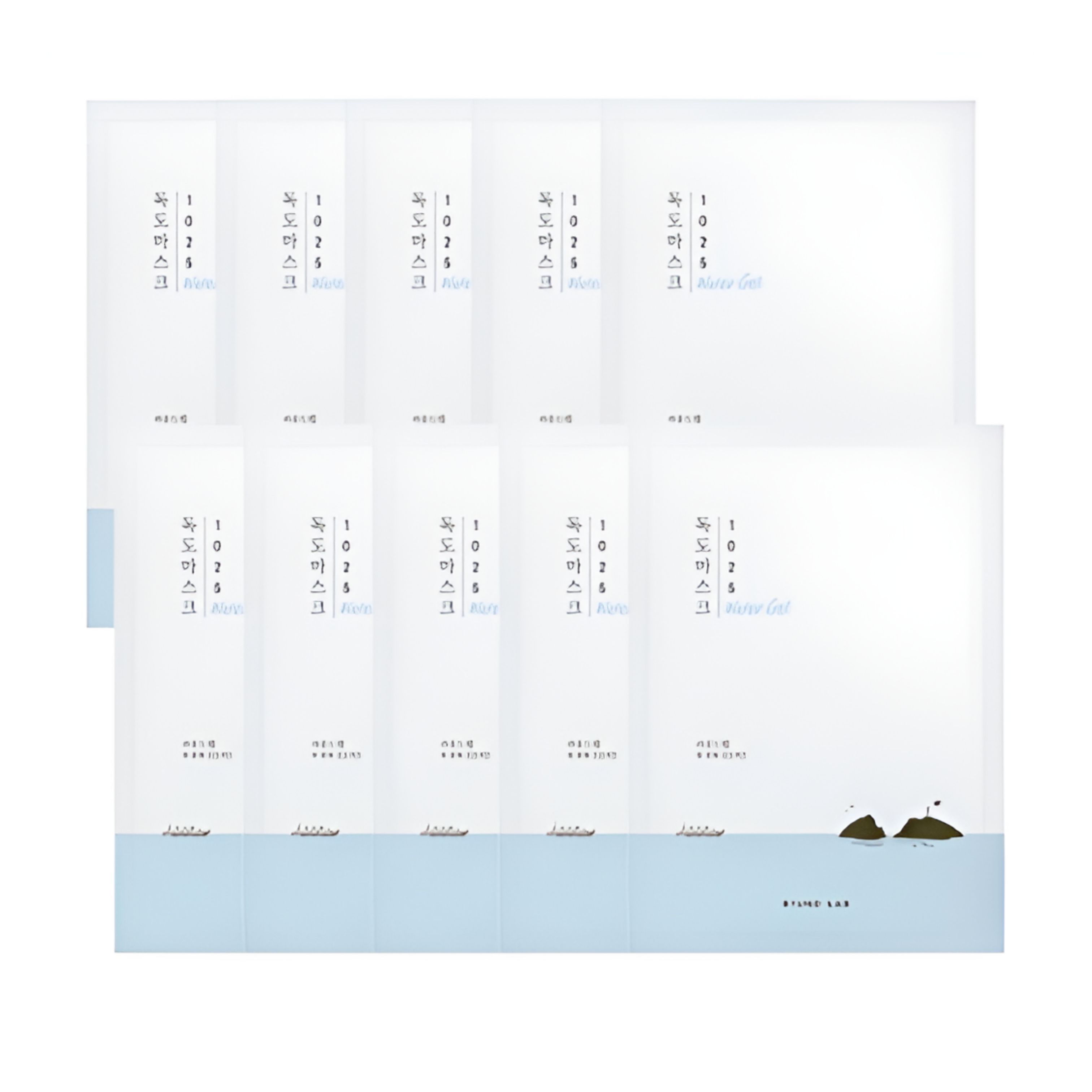 ROUND LAB 1025 Dokdo Water Gel Mask 30 ml, 1 Sheet × 10 Pack