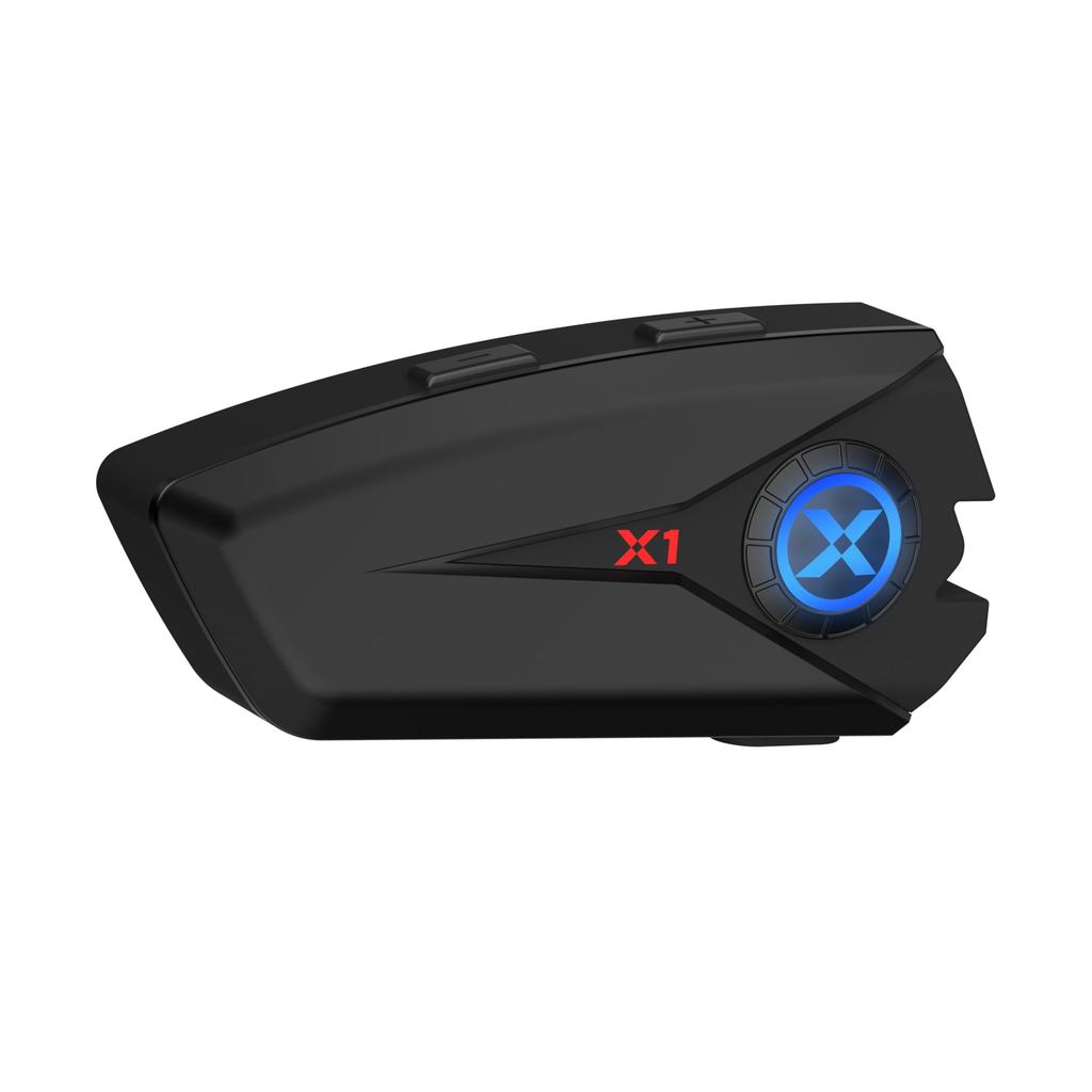X1 Motorcycle Bluetooth 60 Hours of Continuous IP65 Helmet Noise Reduction 40mm Stereo Technical Standards Japanese Instruction Single Use Intercom,