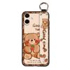 Anti-knock Wristband Phone Case For Samsung Galaxy A07 Fashion Design Wrist Strap Durable Shockproof Soft case Cartoon