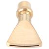 Brass Narrow Fan Jet Water Fountain Nozzle Spray Head Adjustable Pond SprinklerG1 Male Thread