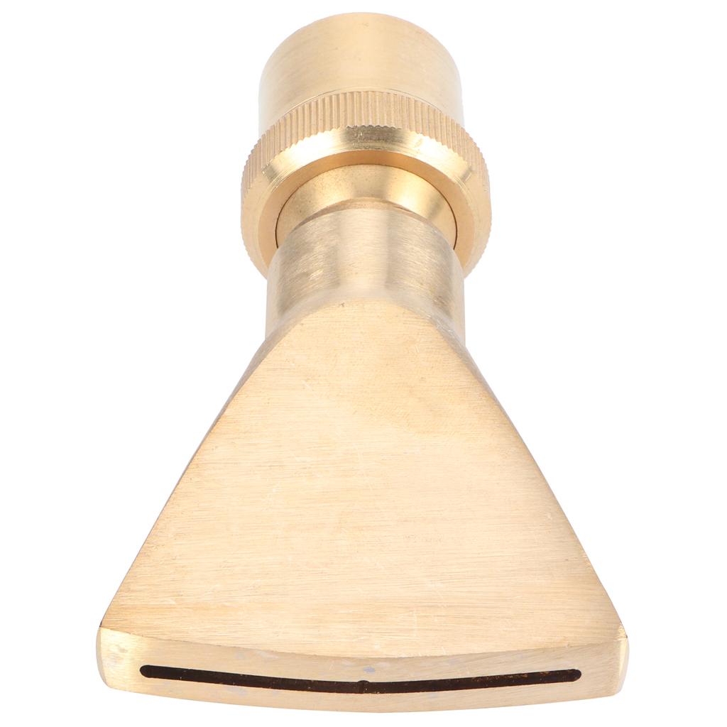 Brass Narrow Fan Jet Water Fountain Nozzle Spray Head Adjustable Pond SprinklerG1 Male Thread
