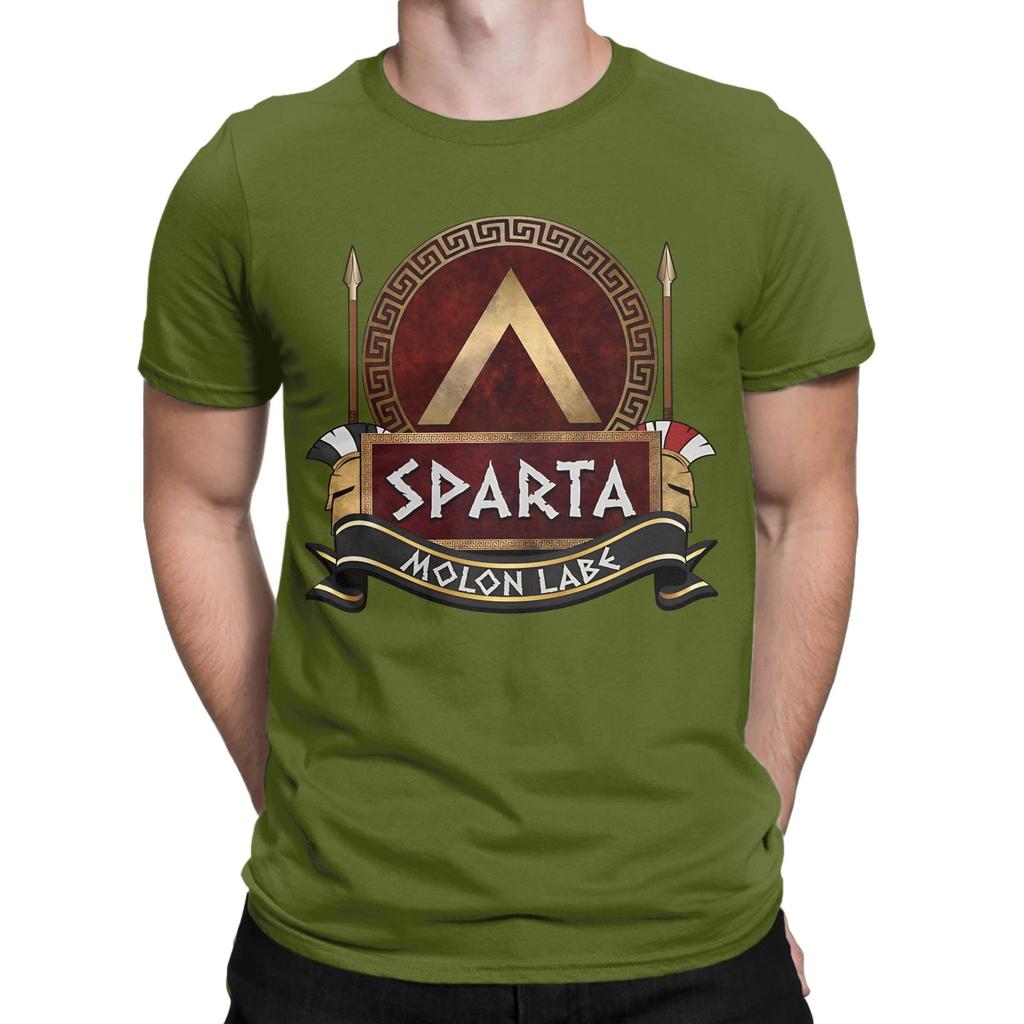 Spartan Lambda Ancient Lacedaemonian Symbol Of Sparta Novelty 100 Cotton Tshirt Spartan Tops Tees For Unisex