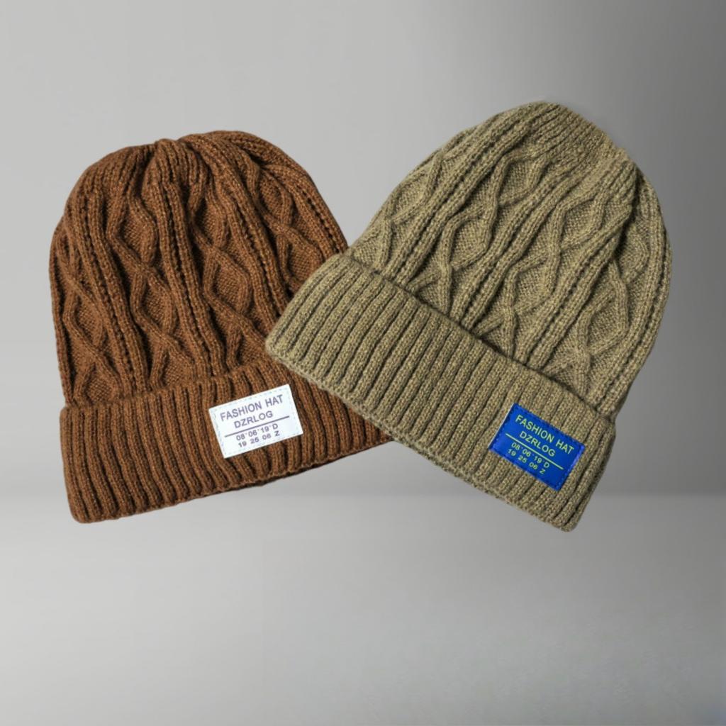 Warm Hat, Unisex, Ear Protection Hat, Outdoor, Cold Proof, Thickened Velvet, Knitted, Woolen Hat