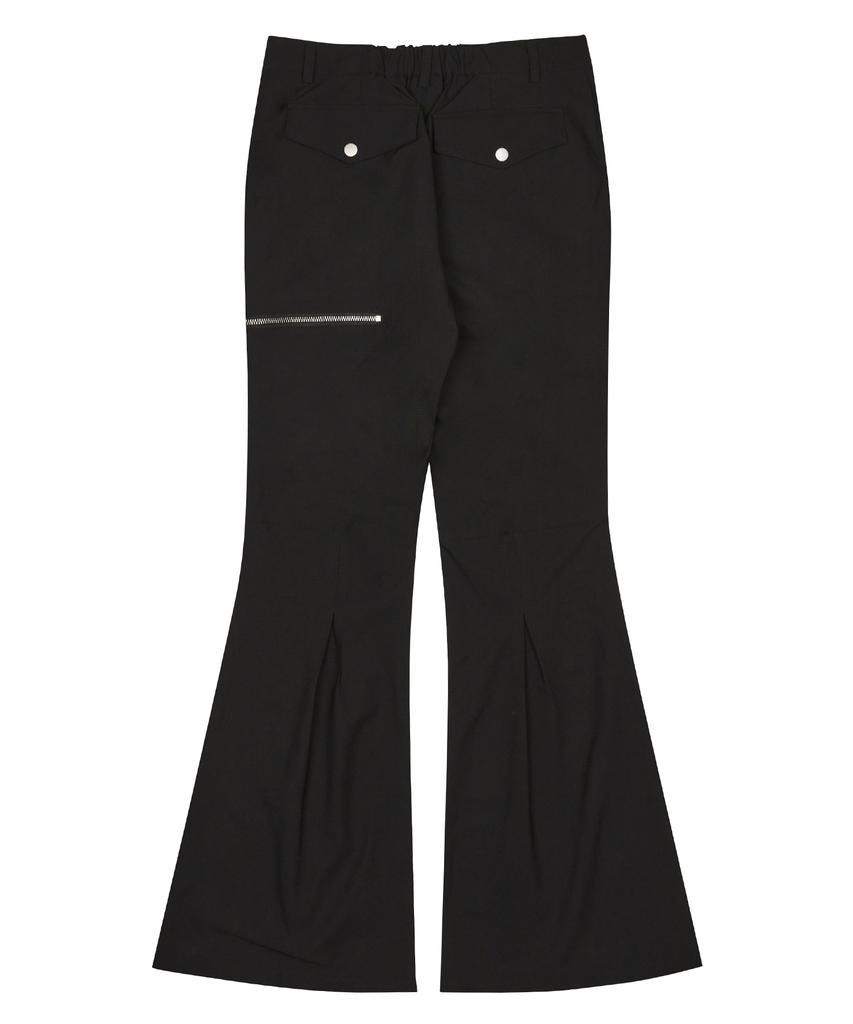LUVISTRUE Am Nylon Tuck Bootscut Pants(Black)