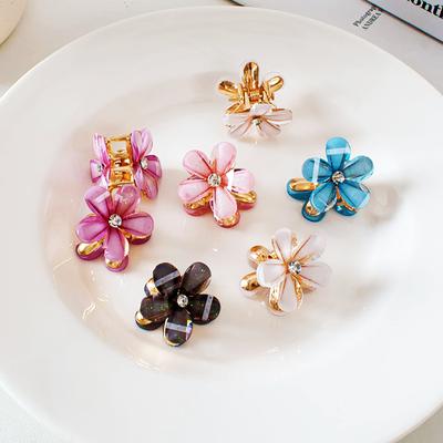 12pcs Mini Hair Clips Small Grip Claw Kids Hair Clamps Pinning Bangs Hair Decoration Girls