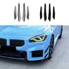 Set of 4 Front Side Air Deflectors & Fog Light Skirt Trims for BMW 2 Series M2 G87