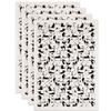 Paper Ceramic Decals Pottery Ceramics Clay Transfer Paper Underglaze Flower Paper Cat Shape 520x370mm Pattern: 48x33mm