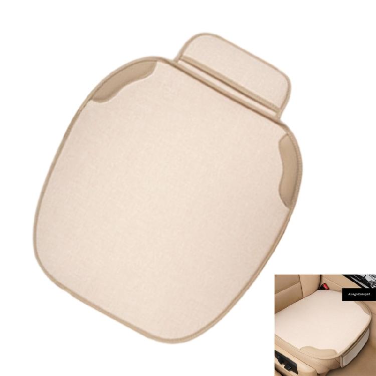 Automotive Flax Seat Cover Protector with Moisture Wicking Properties Vehicle Seat Cushions for Extended Driving Comfort