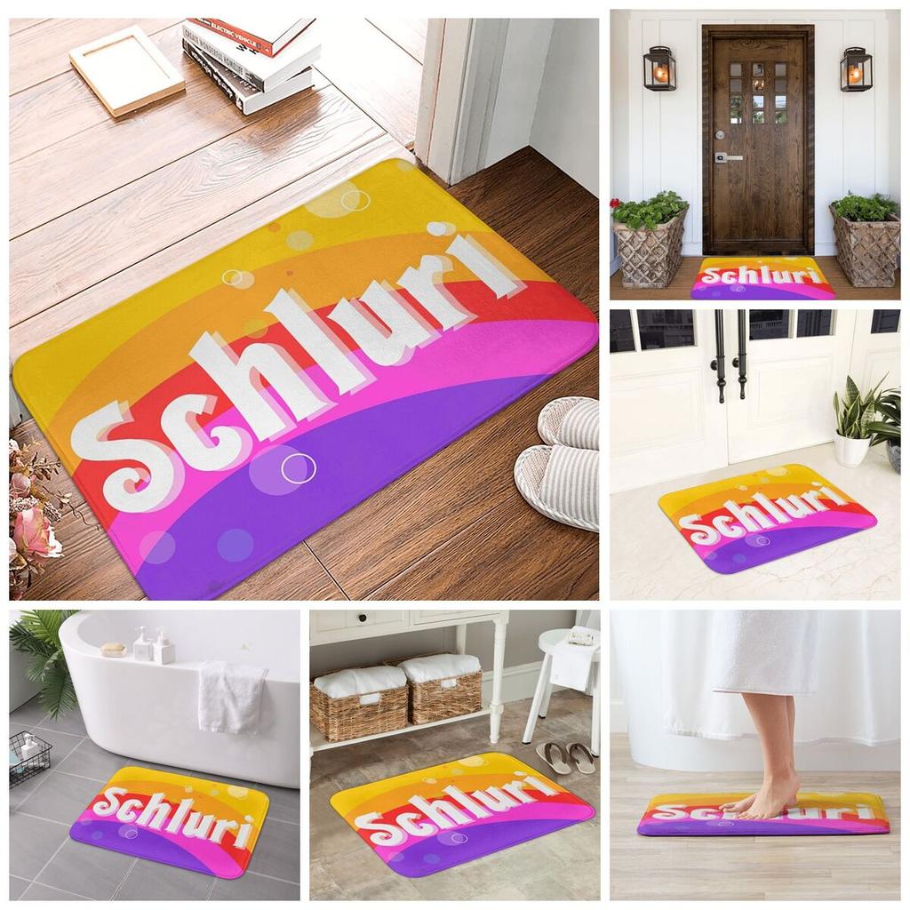 Paulaner Spezi Parody Original Schluri Doormat Kitchen Entrance Home Floor Mat Anti-slip Carpet Rug for Bathroom Footpad Mats