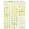 6Pcs/Lot Waterproof Cartoon Transparent Pvc Stickers DIY Hand Account Diary Decorative Stickers Kawaii Phone Cup Stickers