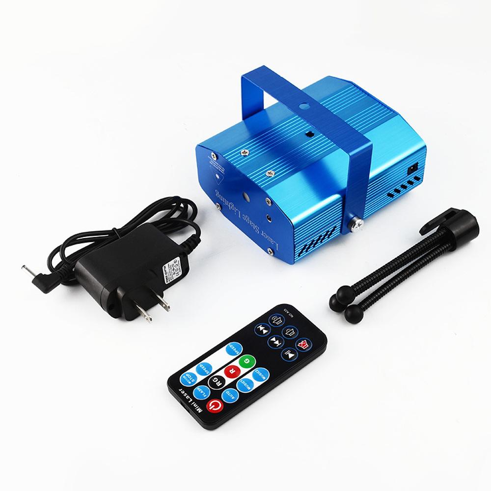 LED Stage DJ Laser Disco Light Projector Sound Activated Remote Control Flash Party Christmas Lighting