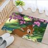 1pc  Disney Bambi Bathroom Absorbent Mats Anti-Slip Mats Home Decor Supplies Carpets Home Kitchen Floor Mats
