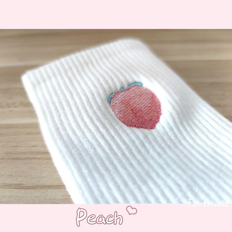 

Embroidered Pink Girls Knee Socks Xiaohongshu Grass Socks Default