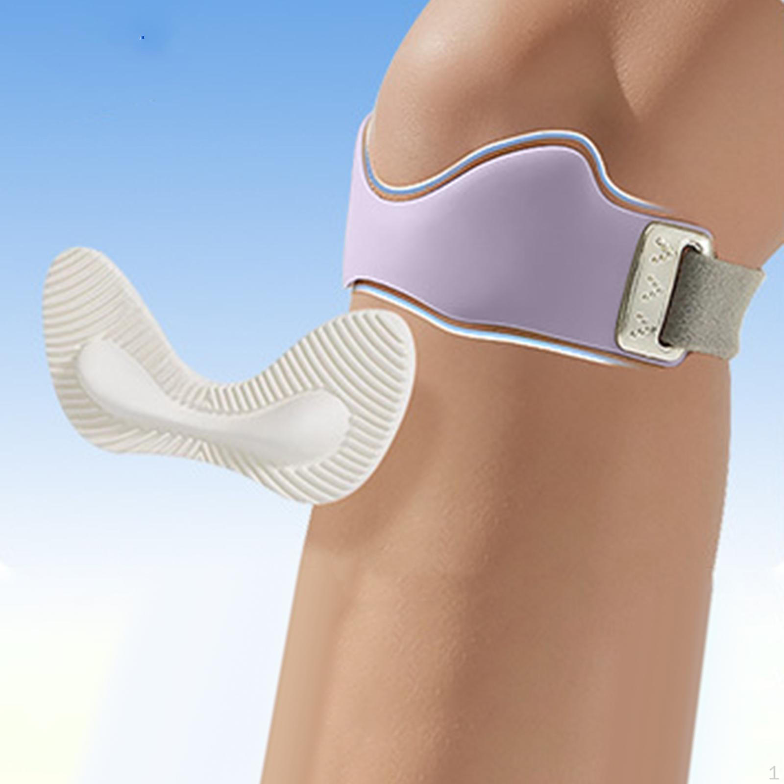 3D Силиконовый Пателлярный Поддерживающий Ремень Фитнес Пателлярные Ремни Амортизация Бег Наколенник фиолетовый