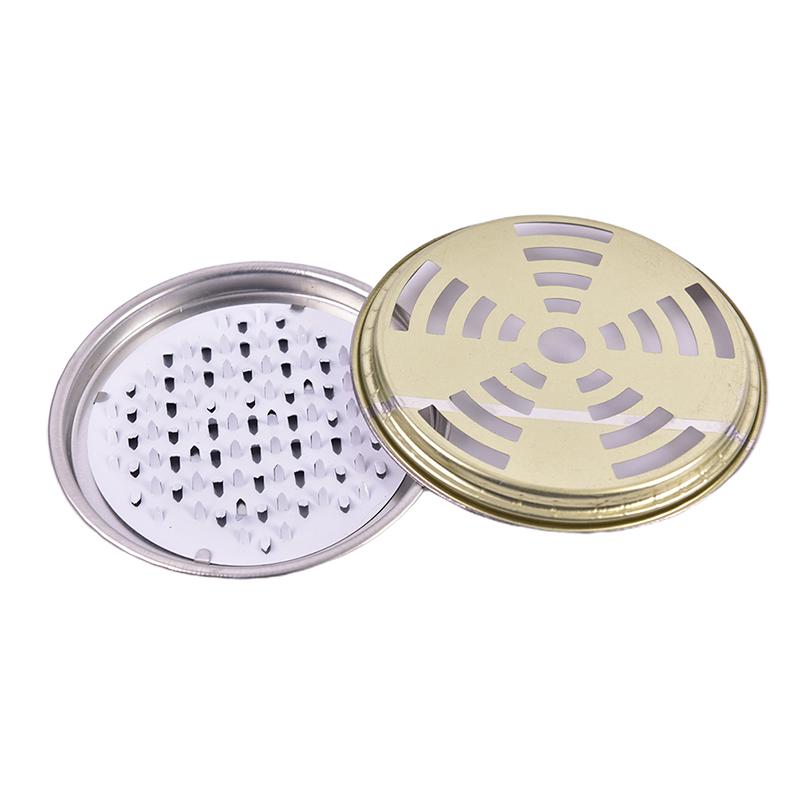 Metal Iron Mosquito Box Coil Holder Coil Repellent Incense Rack Plate With Cover