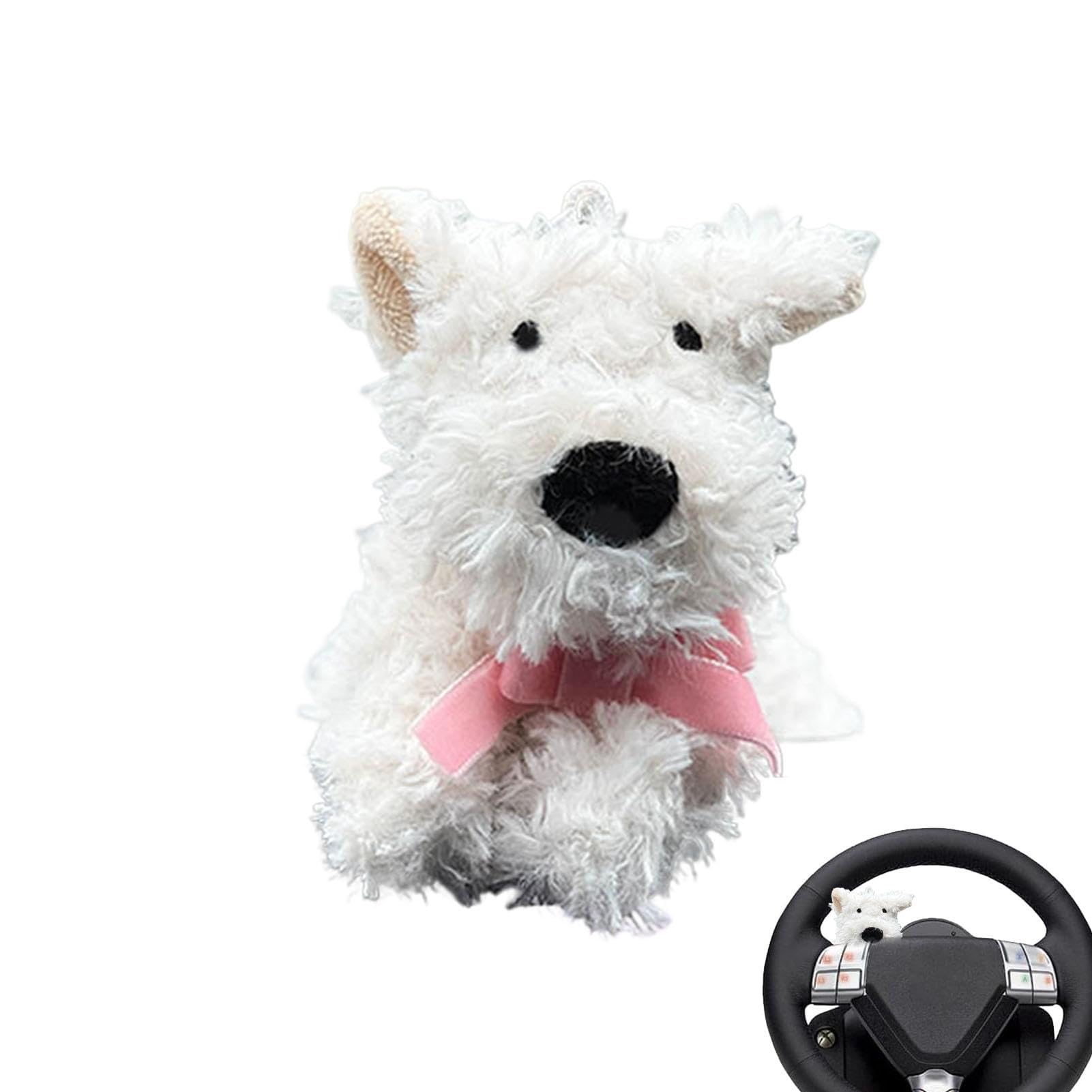 

Auto Dog Plush Decoration, Dog Plush for Car Screen Display | Car Central Control Please refer to the description