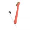 Orange-Red 3-in-1 Hard Bristle Kitchen Cleaning Brush
