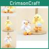 Adorable Yellow Duck Plush Keychain Cute 4-inch Claw Machine Stuffed Toy