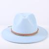 Popular European and American Classic Simple Flat-brimmed Top Hat Men's and Women's Fashionable and Elegant Versatile Jazz Hat Top Hat