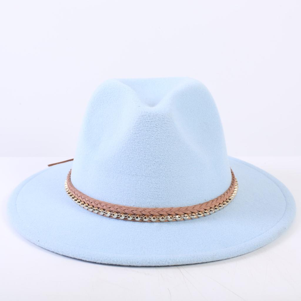 Popular European and American Classic Simple Flat-brimmed Top Hat Men's and Women's Fashionable and Elegant Versatile Jazz Hat Top Hat