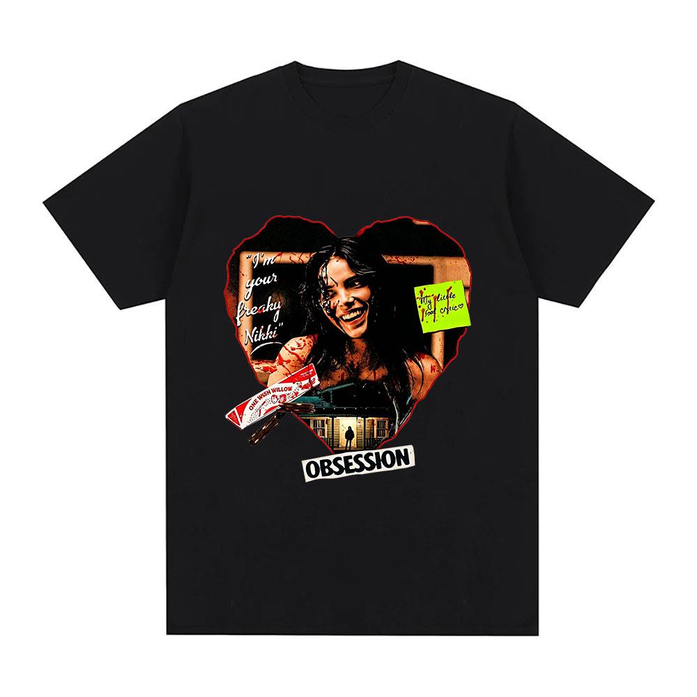 2026 New Obsession Movie Tshirt Cotton Daily Wear Graphic Print Tees Streetwear Fashion Unisex Unisex Casual Round Neck Tops Summer