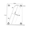 Pickup Mounting Rings for Humbucker Pickup Mounting Rings Flat Hunmbucker Frame