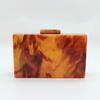 Marble Pattern Acrylic Dinner Bag, Grab Bag, One Shoulder Diagonal Span Wedding Fashion Women'S Bag