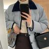 Lady Parka Corduroy Women's Quilted Coat Padded Short Cotton Jacket Warm Winter on Sale Korean Style Clothing New in Outerwears