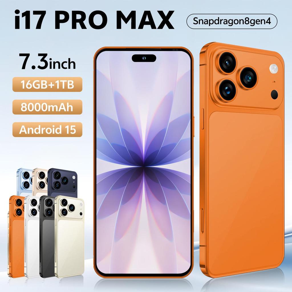 i17 Pro Max Smart Dynamic Island 7.3" Mobile Phone for TikTok