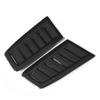 Pair of Front Bonnet Vents Hood Air Outlet Replacement for Focus RS MK2 Style UniversalCarbon Fiber Style