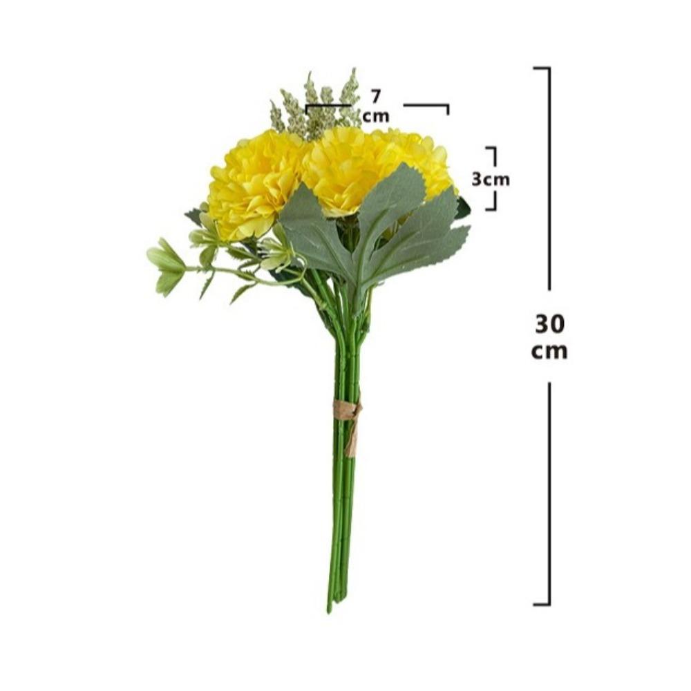 New 30CM Peony Silk Flowers Gifts DIY Artificial Peony Bouquet 7 Heads Fake Flower Table Decor