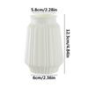 Simple Modern Flower Vase White Plastic Vase Flower Pot Basket Nordic Home Living Room Decoration Wedding Home Decoration Flower