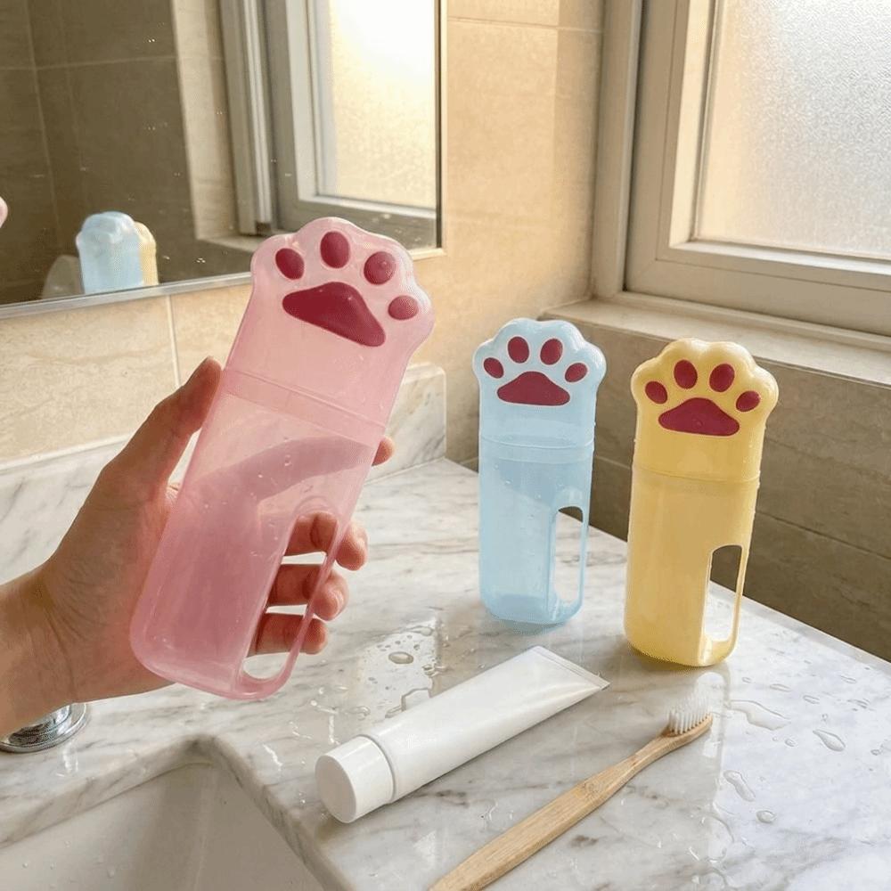 Cartoon Toothbrush Storage Box Plastic Portable Wash Cup Lightweight Mouthwash Cup Business Trips