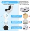 Memory Foam Cushion Waist Pillow Lumbar Support Office Pillow Chair Cushion Interior Accessories Pillow Car Seat Waist Brace