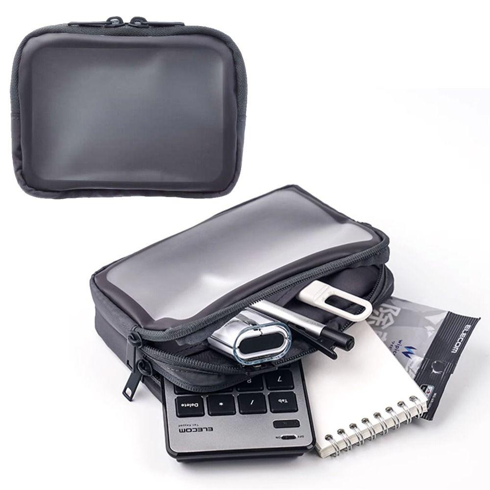 Waterproof Charger Cable Organizer 1/2/3 Compartment Digital Accessories Case Cosmetic Storage