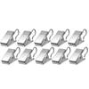 100Pcs Stainless Steel Drapery Crocodile Clip Hanging Drapes Clamp  Display Photos