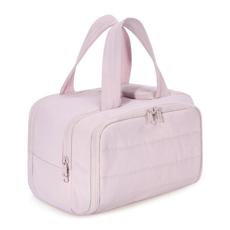 Multi-functional Lightweight Travel Makeup Bag with Large Capacity and Multi-layer Compartments