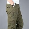 Spring and Autumn Outdoor Pure Cotton Cargo Pants for Men, Loose Straight-Leg, Plus Size Work Trousers, Versatile for Mountaineering and Casual Wear