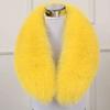 Natural Raccoon Fur Collar Scarf Genuine Fur Scarves Shawl Neck Warmer Fur Square Collar Women Long Scarf Winter Fox Fur Collar