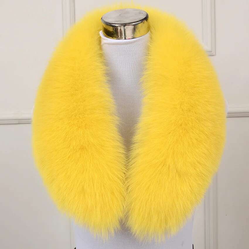 Natural Raccoon Fur Collar Scarf Genuine Fur Scarves Shawl Neck Warmer Fur Square Collar Women Long Scarf Winter Fox Fur Collar